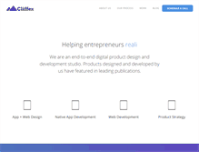 Tablet Screenshot of cliffex.com